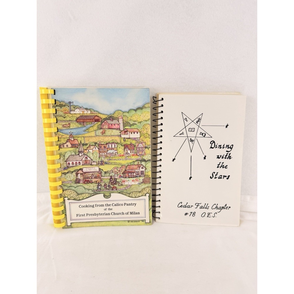 Cookbook Cooking From The Calico Pantry Milan Church Recipes 1985 Spiral